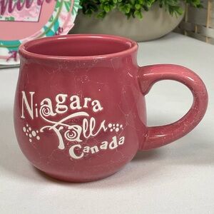 Niagara Falls Canada Coffee|Tea Mug|Cup- Pink 10oz